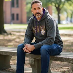 Section 101 LSU Gray Hoodie Size XL Unisex